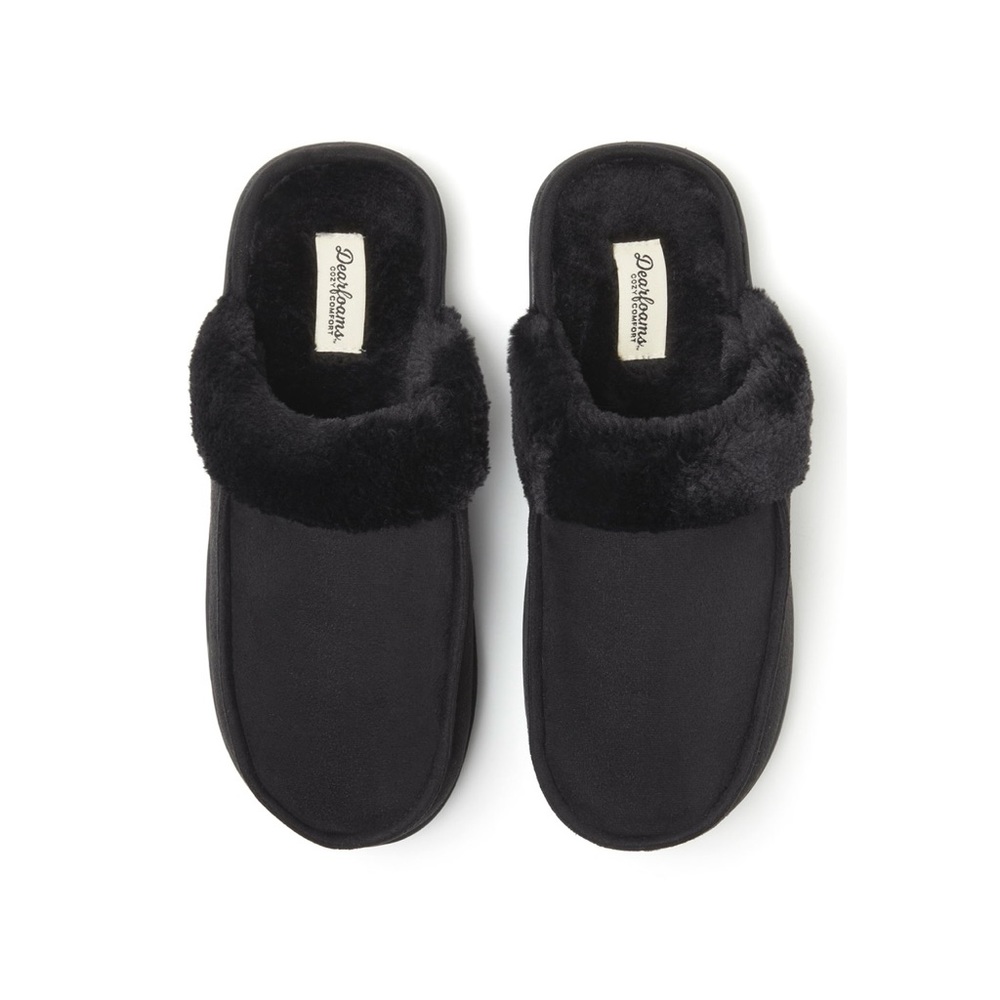 Brand New Dearfoam Moc Toe Slippers